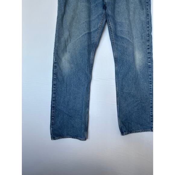 Tommy Jeans🌿Men’s Relaxed Fit Blue Denim Jeans Size 36x32 90s Y2K Jeans - Picture 9 of 10